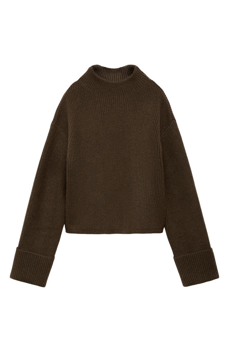 MANGO Mock Neck Sweater, Alternate, color, 