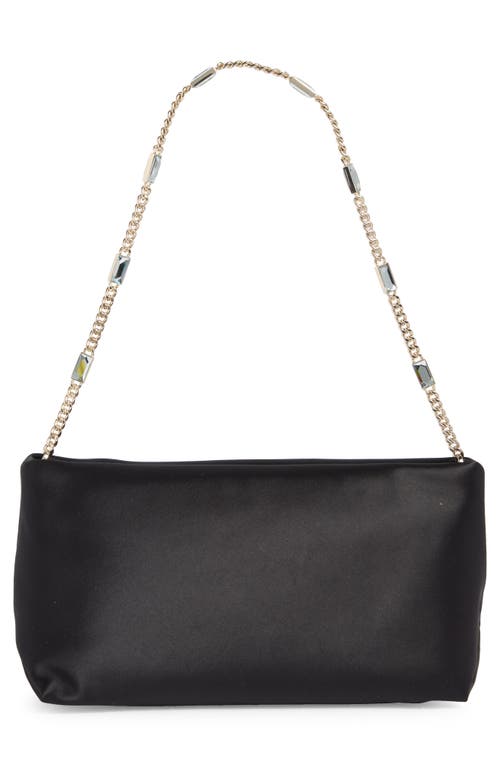 Kate Spade New York Anya Satin Shoulder Bag In Black
