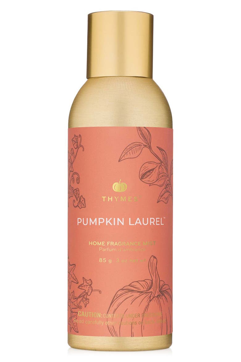 Pumpkin Laurel Home Fragrance Mist, Main, color, GOLD