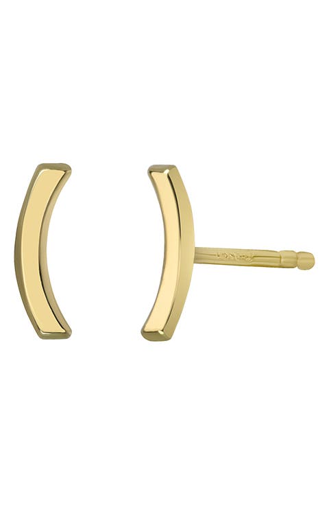14K Gold Stud Earrings