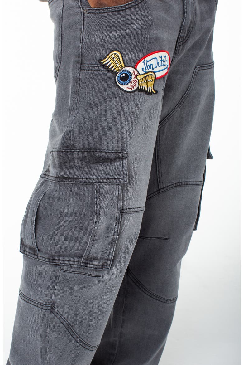 Baggy Straight Carpenter Cargo Hunter Pant, Alternate, color, Smokestone