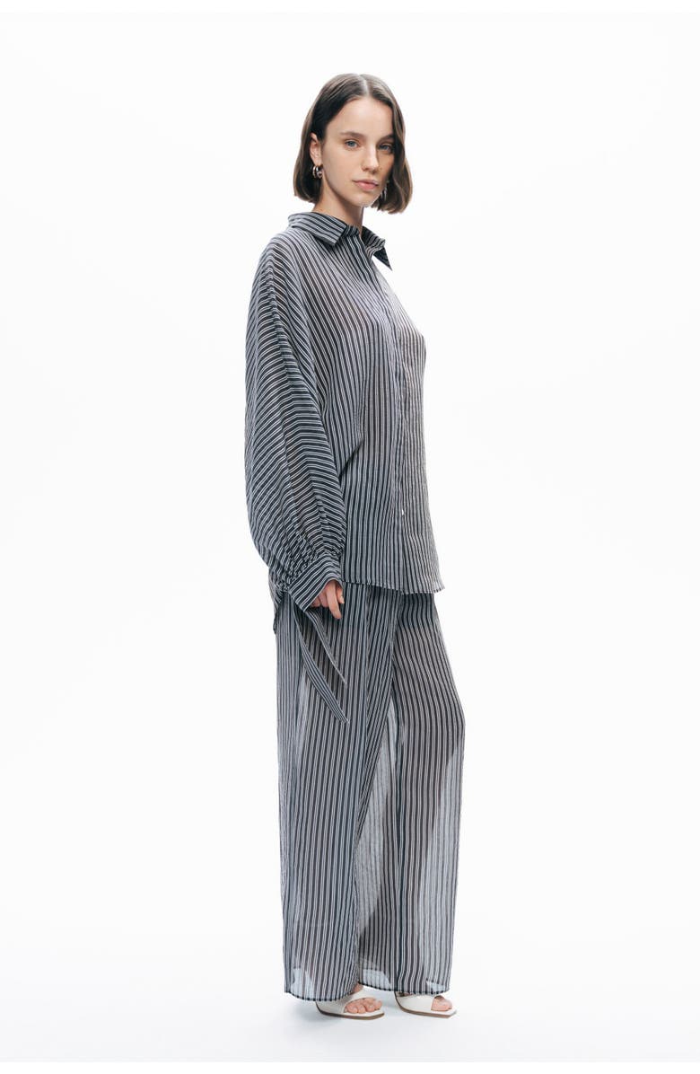 Nocturne Shirt with Tie Sleeve Detail, Alternate, color, 