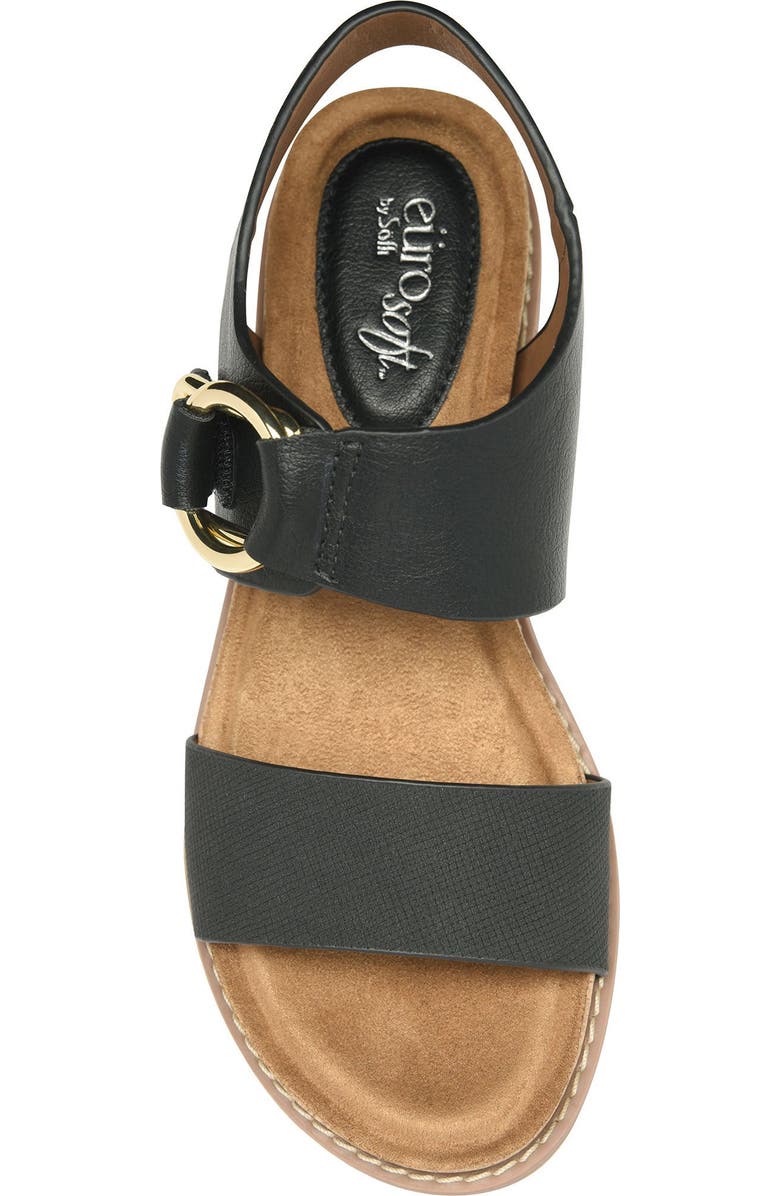 EUROSOFT Emmalyn Sandal, Alternate, color, Black