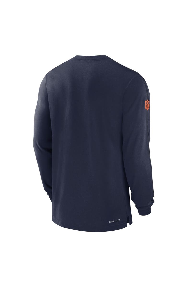 Nike Men's Nike Navy Denver Broncos Sideline Player Performance Long Sleeve T-Shirt, Alternate, color, Navy