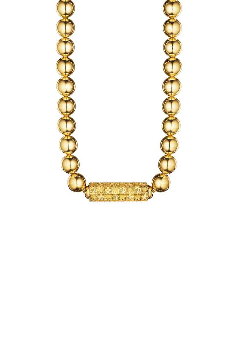 Classic Beaded Necklace, Alternate, color, 18K GOLD VERMEIL