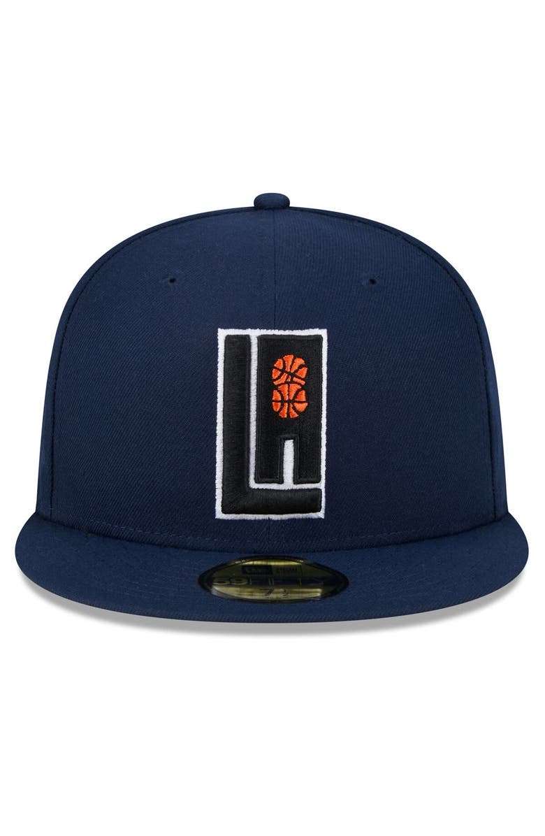 New Era Men's New Era  Navy LA Clippers 2023/24 City Edition Alternate 59FIFTY Fitted Hat, Alternate, color, 