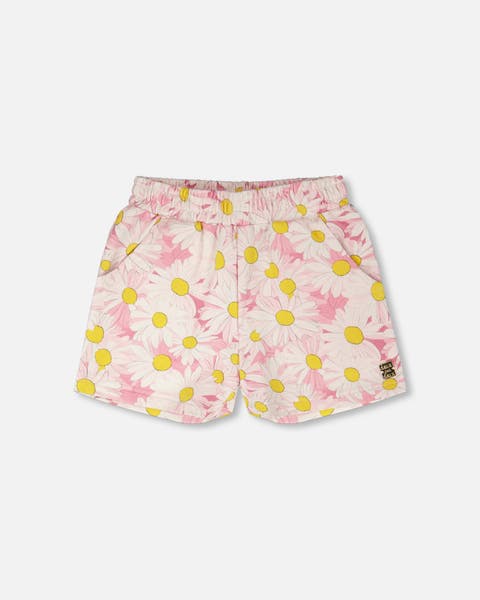 French Terry Daisies Shorts (Toddler, Little Kid & Big Kid)