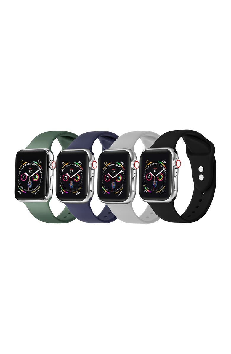 The Posh Tech Assorted 4-Pack Apple Watch<sup>®</sup> Watchbands, Main, color,