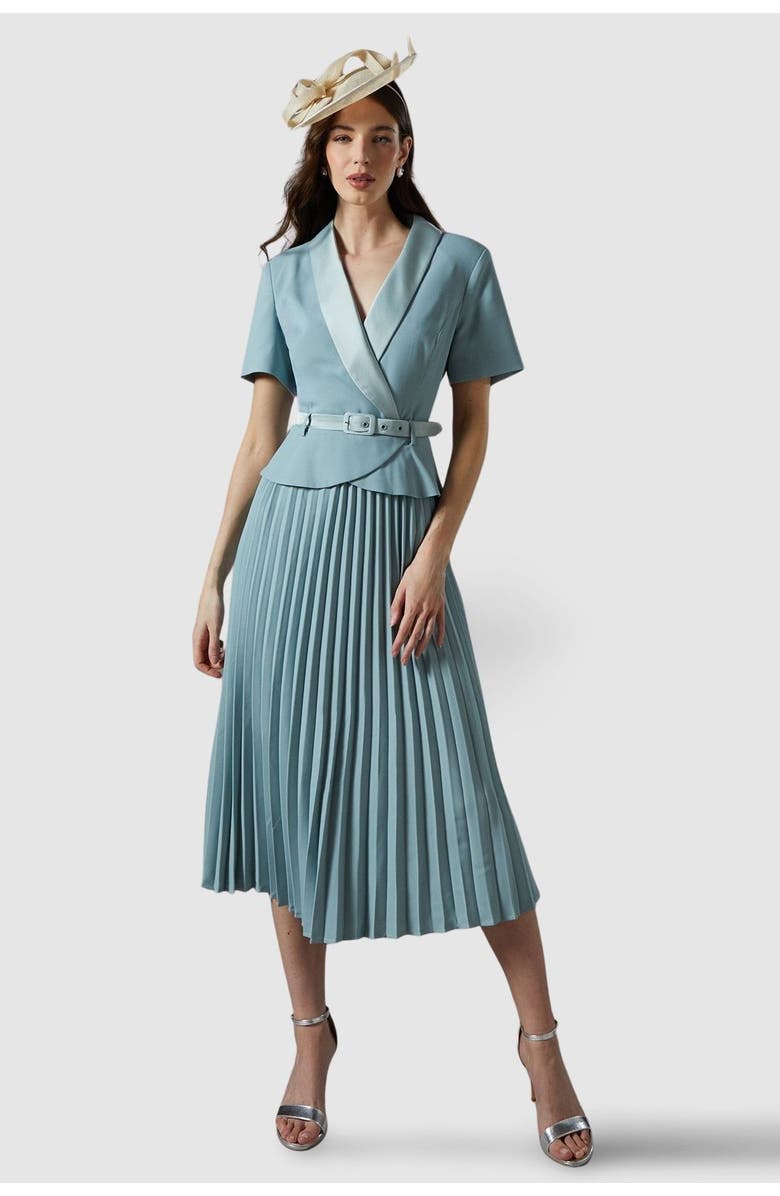 Coast 2 In 1 Dress With Pleated Skirt, Main, color, Mint