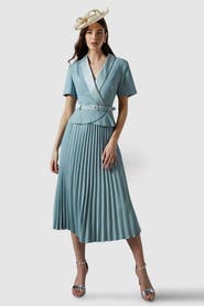 Coast 2 In 1 Pleated Skirt Dress