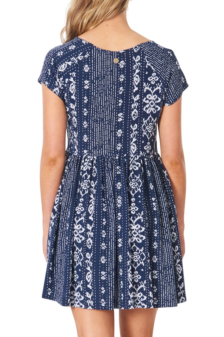 Surf Shack Minidress, Alternate, color, NAVY