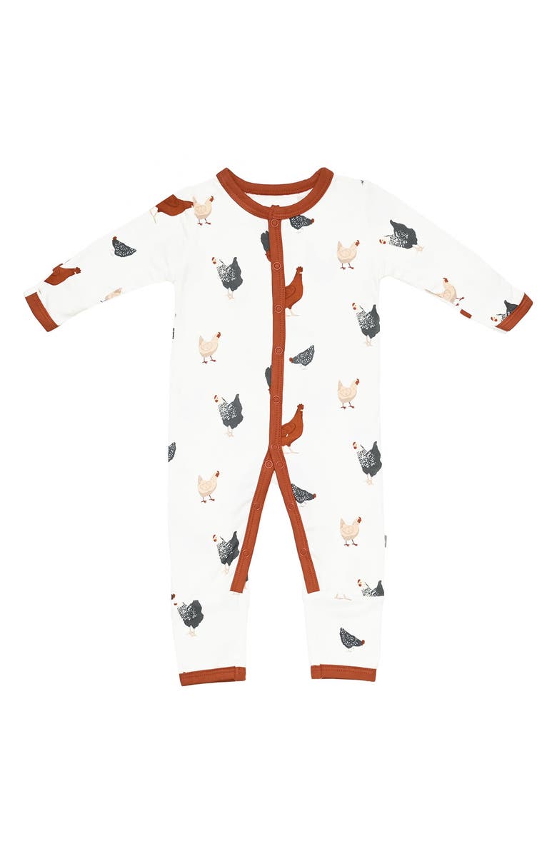 Kyte BABY Chick Snap Romper, Main, color, 