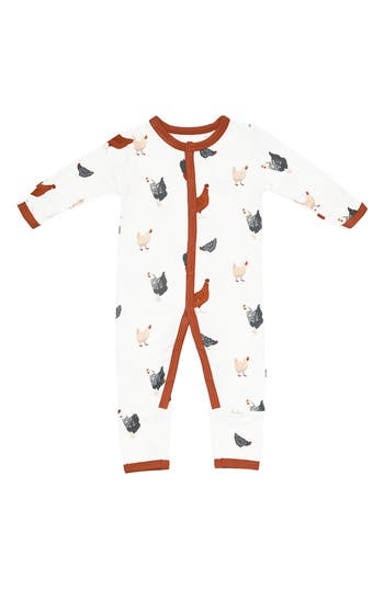 Kyte Baby Chick Snap Romper In Chick