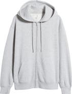BP. Oversize Zip Fleece Hoodie