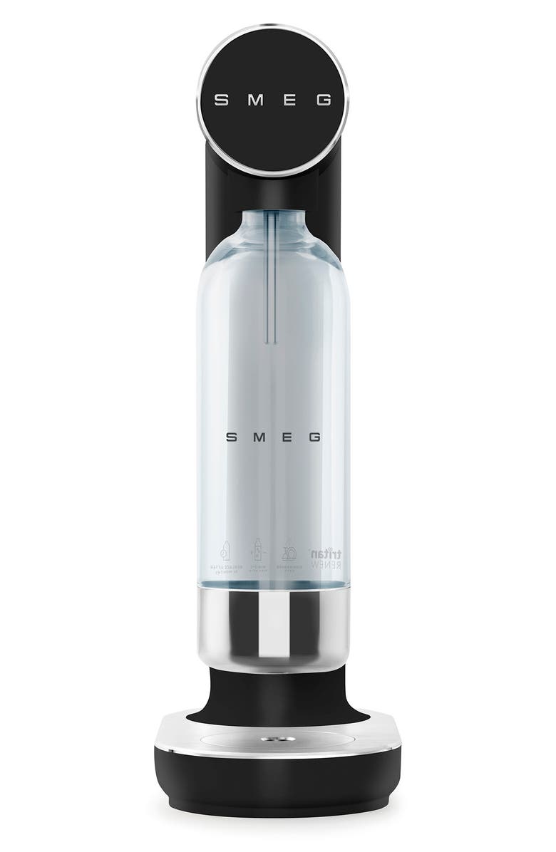 smeg Sparkling Water Maker, Alternate, color, Matte Black