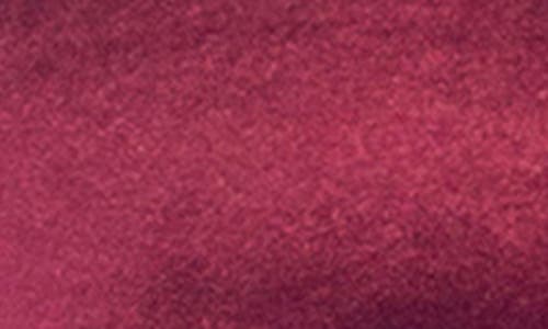 Marina Beaded Long Sleeve Velvet Sheath Dress In Burgundy