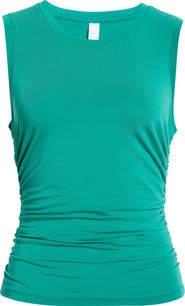 Zella Breathe Ruched Tank