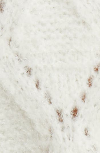 Fair Isle Pointelle Sweater