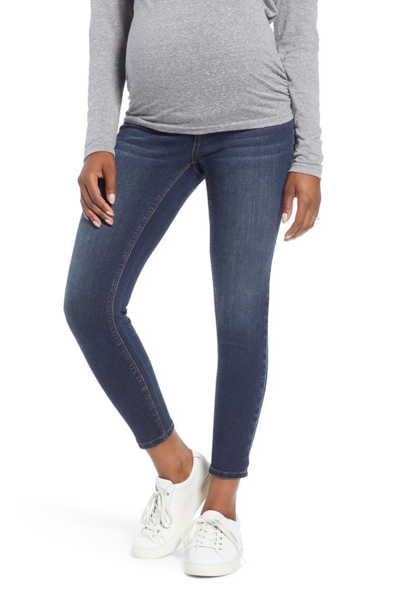 Ankle Skinny Maternity Jeans, Main, color, GIOVANNA
