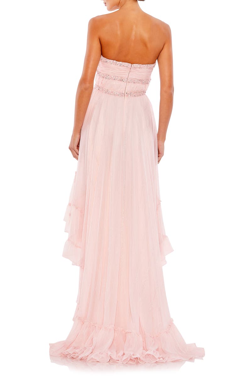 Mac Duggal Sweetheart Neck High-Low Gown, Alternate, color, 