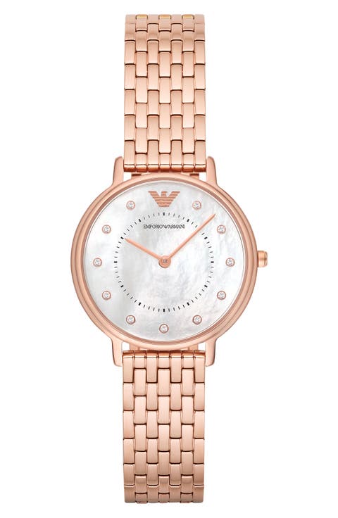 Mother of Pearl Dial Bracelet Watch, 32mm