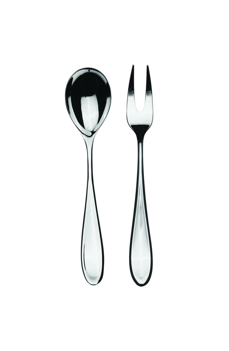 Mepra Forma Serving Set - 2 Pieces, Main, color, Silver