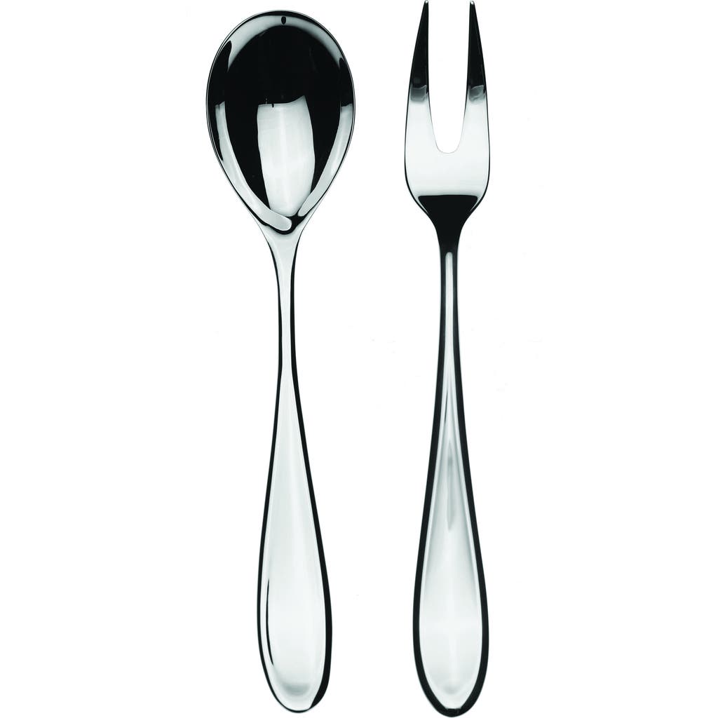 Mepra Forma Serving Set In Silver
