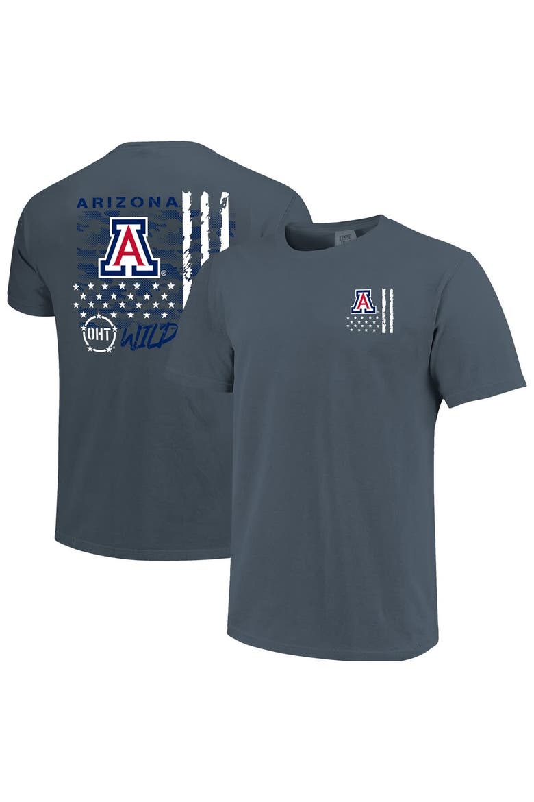 Men's  Navy Arizona Wildcats Comfort Colors OHT Camo Overlay T-Shirt, Main, color, Navy