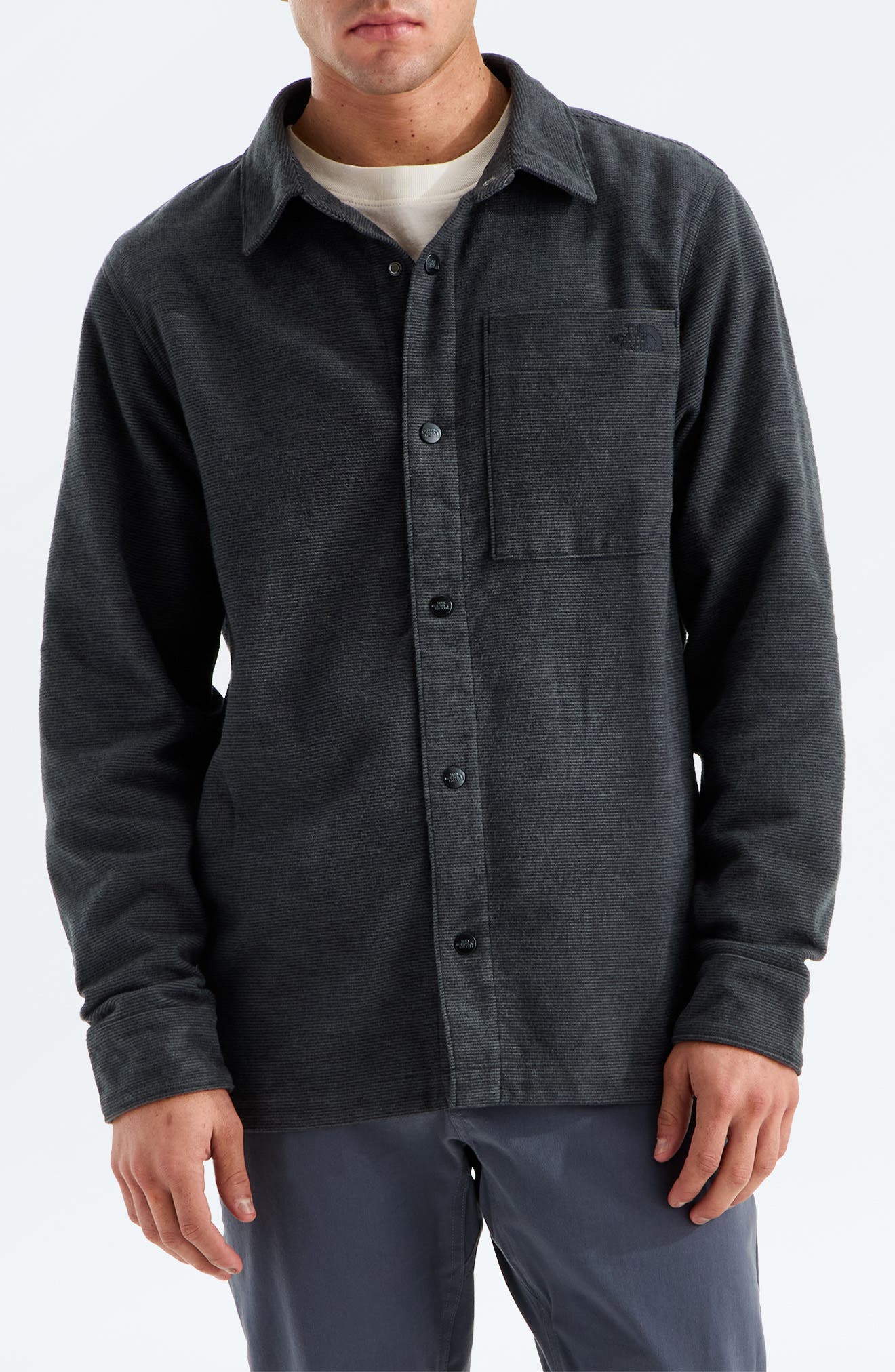 TNF BLACK GRAIN PLAID