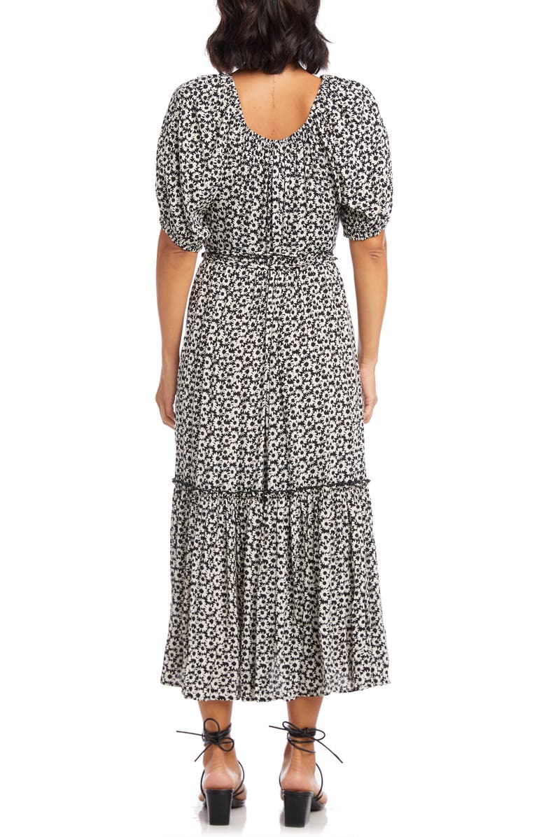 Karen Kane Puff Sleeve Maxi Dress, Alternate, color, 