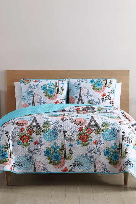 VCNY HOME Eiffel Reversible Quilt Set - King