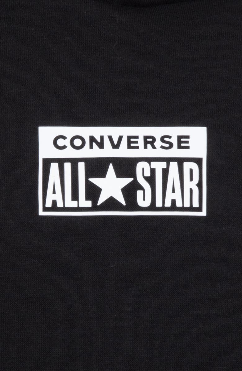 Converse Kids' Lifestyle Fleece Hoodie & Joggers Set, Alternate, color, 