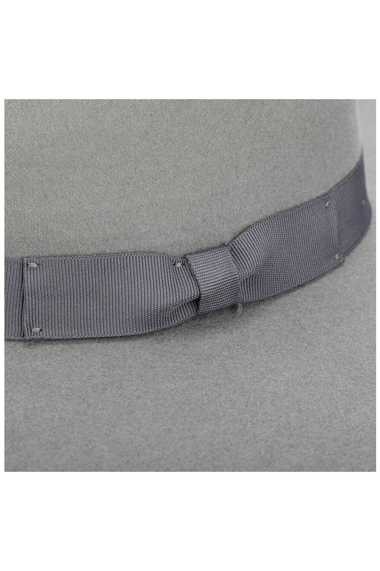 Julian Felted Wool Fedora, Alternate, color, GREY