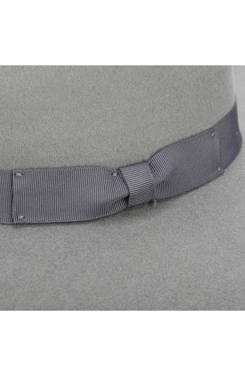 San Diego Hat Julian Felted Wool Fedora, Alternate, color, Grey