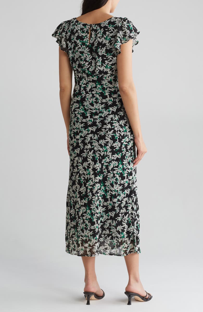 WISHLIST Floral Print V-Neck Maxi Dress, Alternate, color,