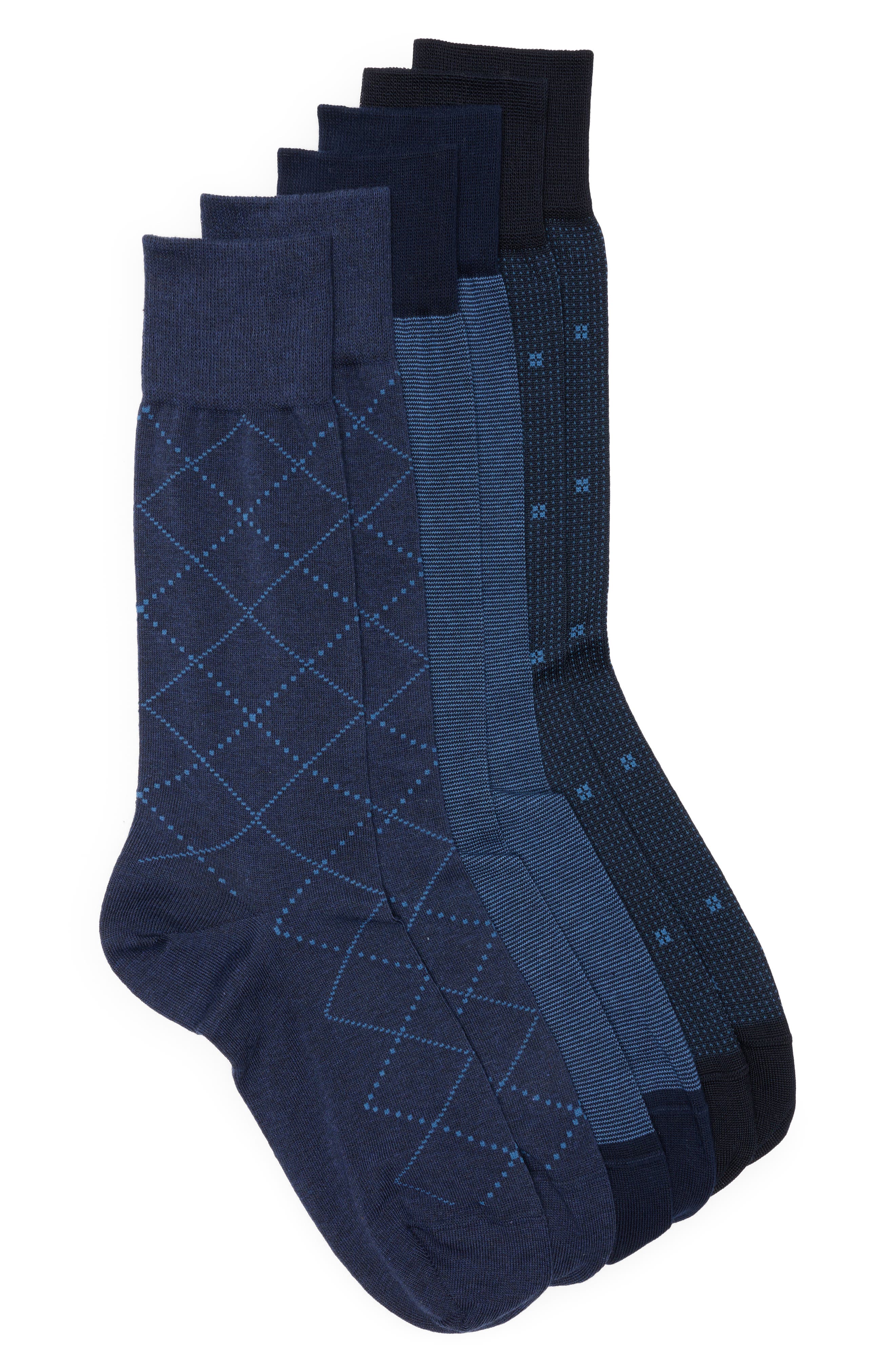 Assorted 3-Pack Crew Socks