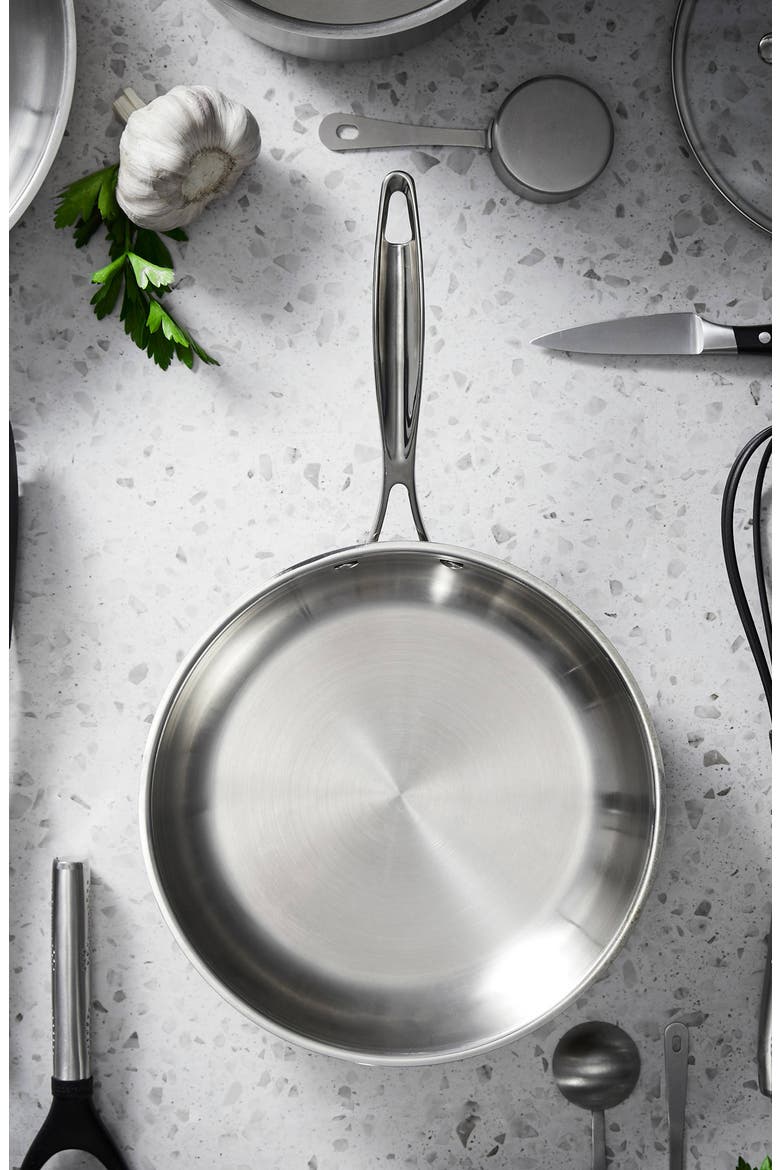 iconiX™ 9.5" Frypan, Alternate, color, SILVER