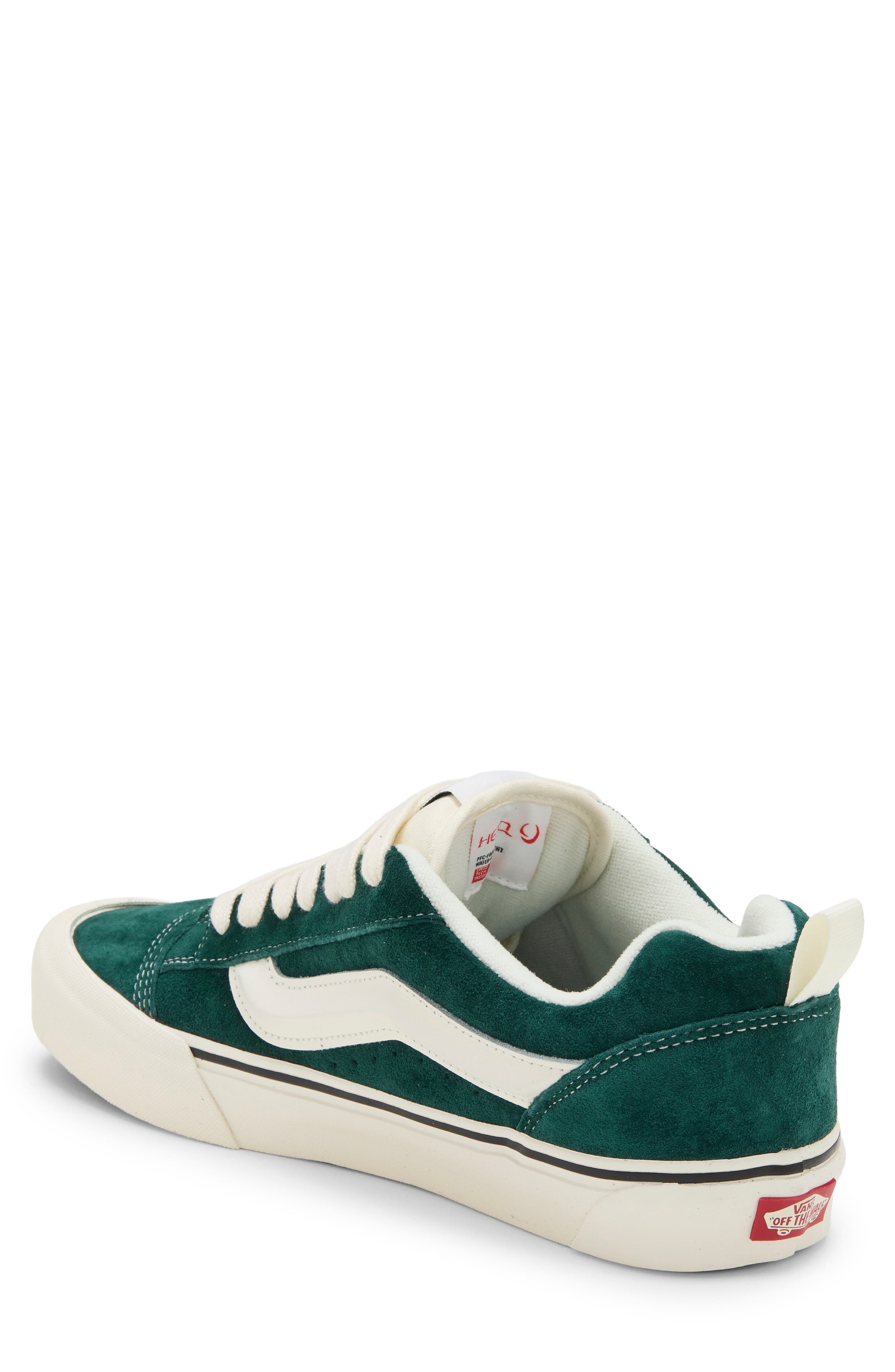 Knu Skool Suede Sneaker, Alternate, color, GREEN
