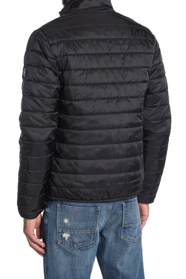 Lightweight Puffer Jacket, Main, color, TRUE BLACK