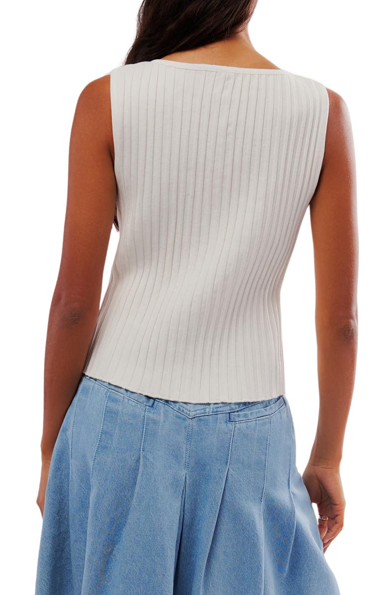 Tilly Rib Button-Up Top