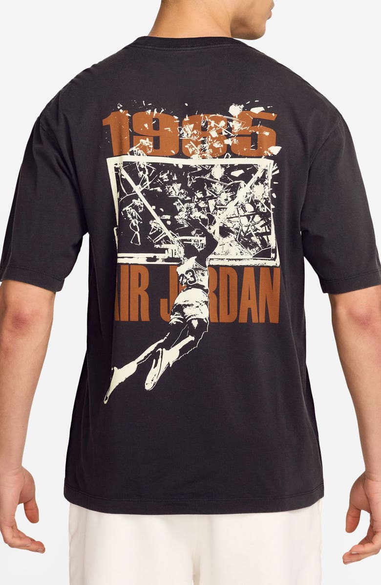 Jordan 1985 Oversize Graphic T-Shirt, Alternate, color, Off Noir/ Sail