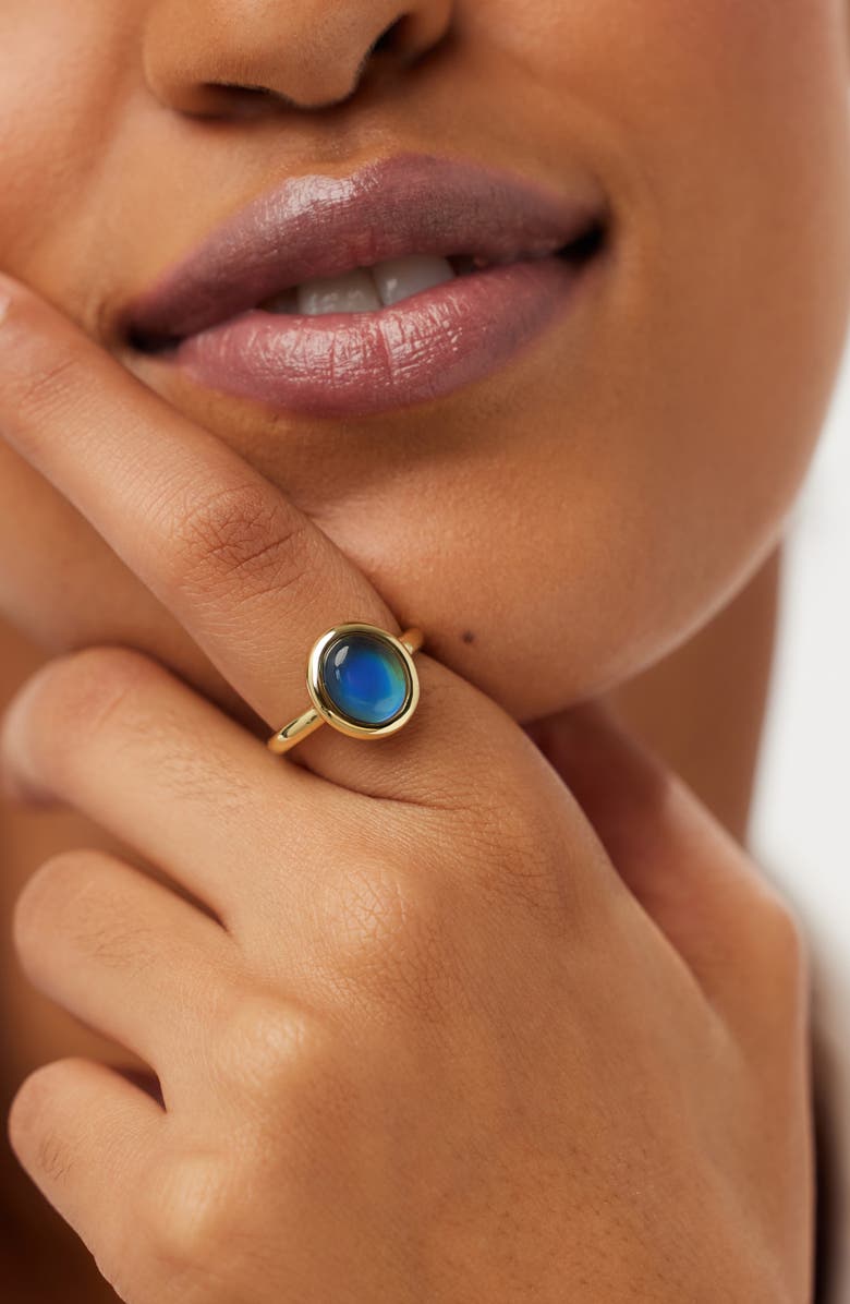 Ana Luisa Gold Mood Ring - Mood Ring, Alternate, color, 