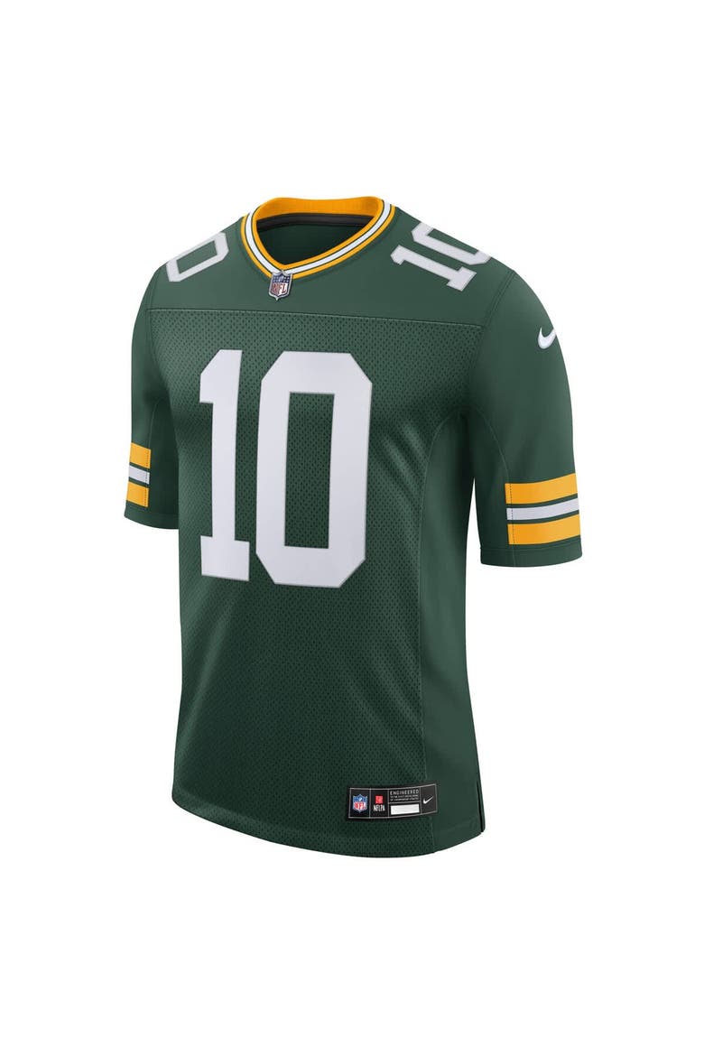 Men's Nike Jordan Love Green Green Bay Packers Team Vapor Untouchable Limited Jersey, Alternate, color, Green
