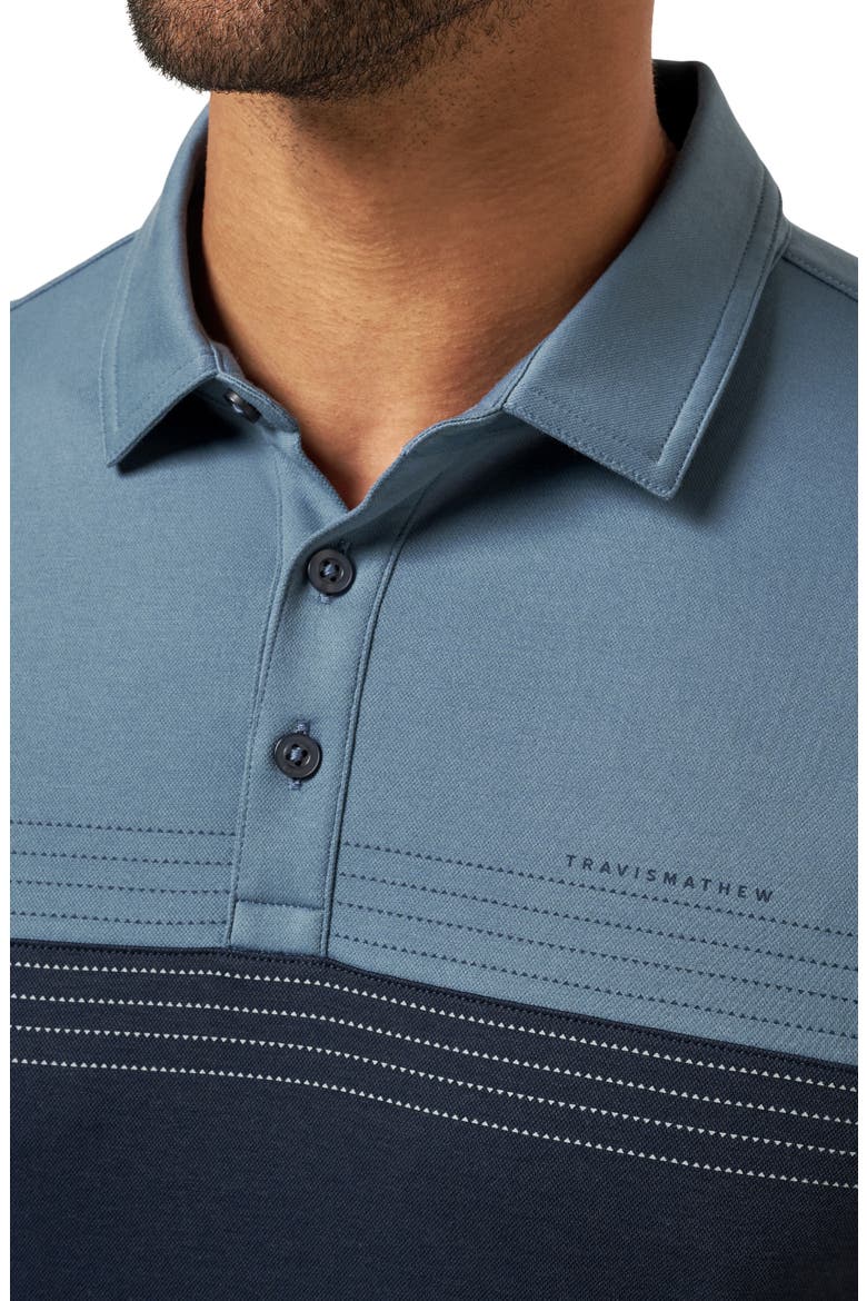 Chapter Flight Cotton Blend Polo, Alternate, color, BERING SEA