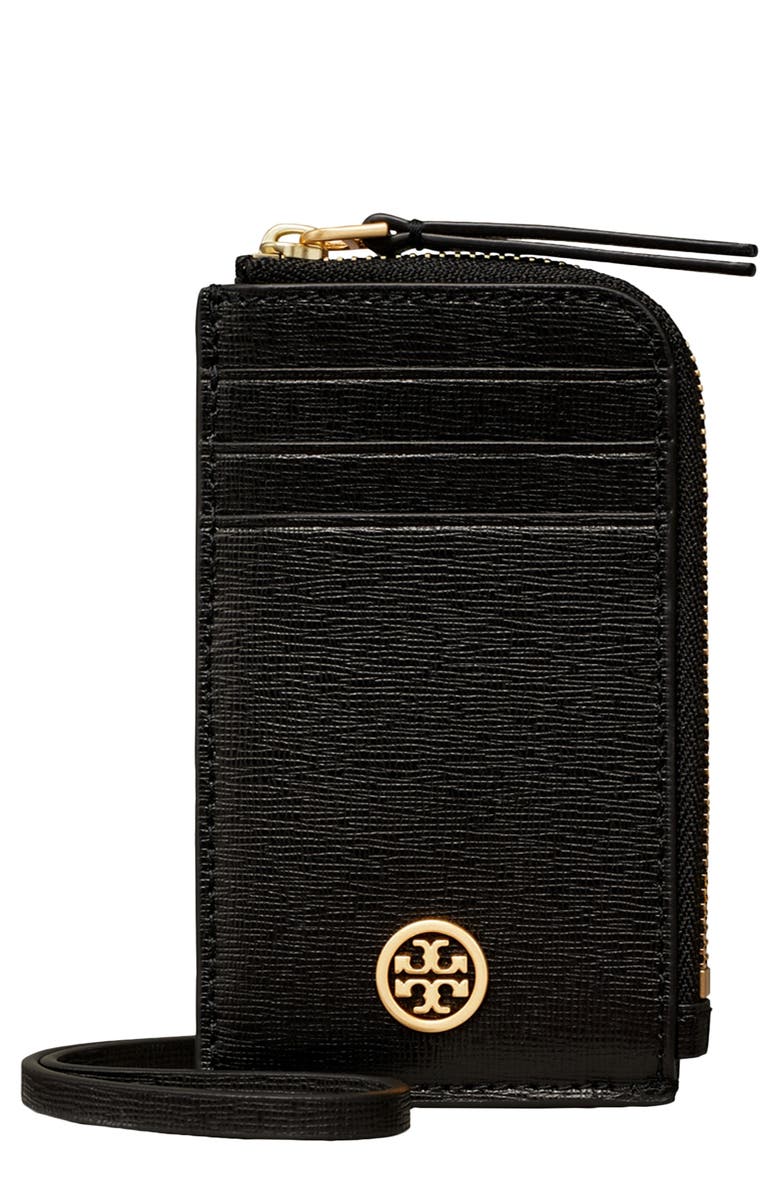 Tory Burch Robinson Lanyard Wallet, Main, color,