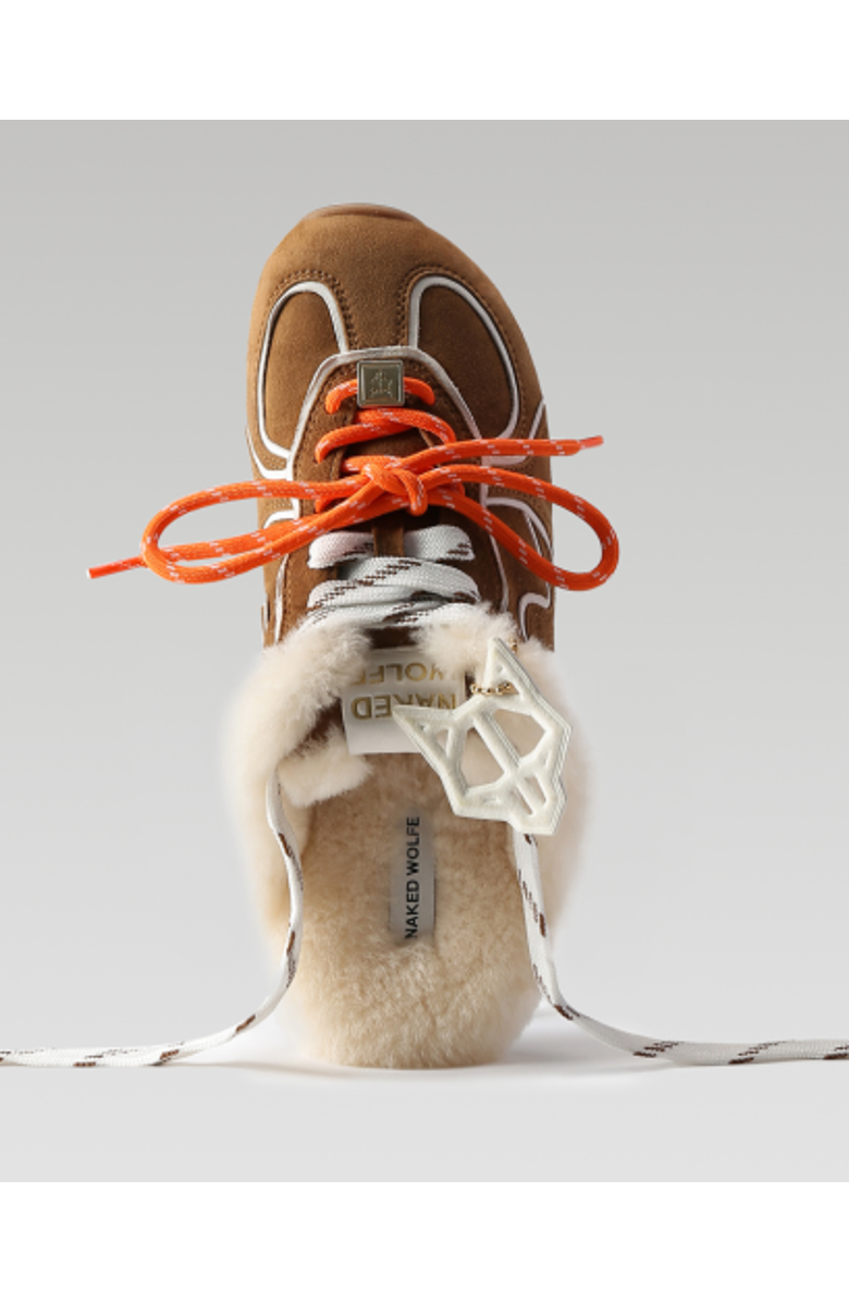 Naked Wolfe Adorn Mule, Alternate, color, Tan