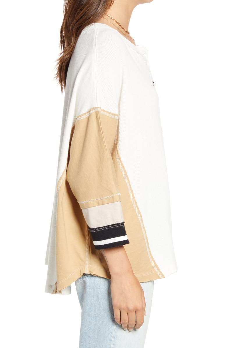 Free People Just Tip It Henley Top, Alternate, color, 