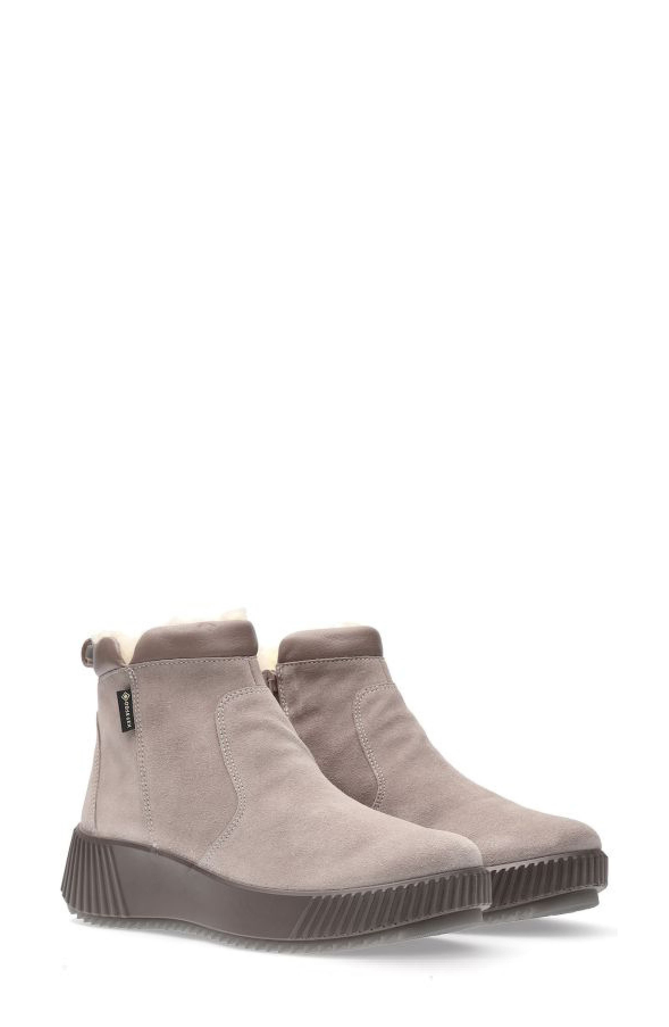 Dahlia Gore-Tex Waterproof Bootie, Alternate, color, MOON