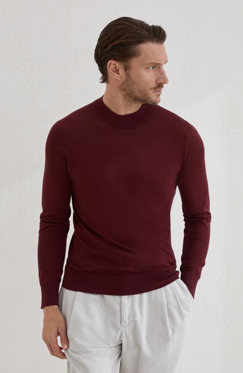 Brunello Cucinelli Red Cashmere Sweater