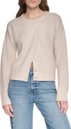 DKNY Jeans Asymmetric Crewneck Sweater